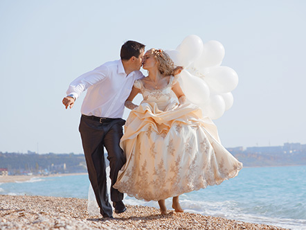 Wedding at the sea